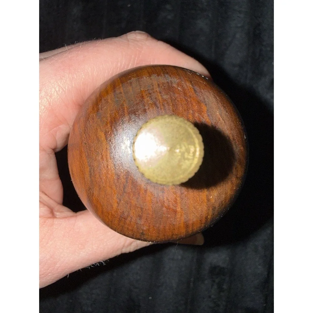 Oliv-Art Hand Carved‎ Olive Wood Pepper Mill, Made In Spain Vintage